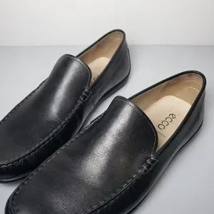 Ecco | Shoes | Ecco Mens Classic Moc Black Leather Slip On  display picture 3